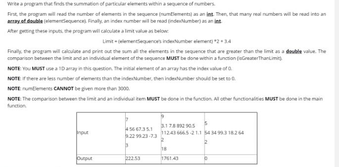  Write the code in c++ language Write a program that finds