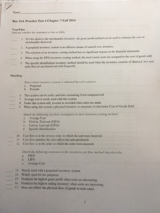  Indicate whether the statement is true or false If a fire
