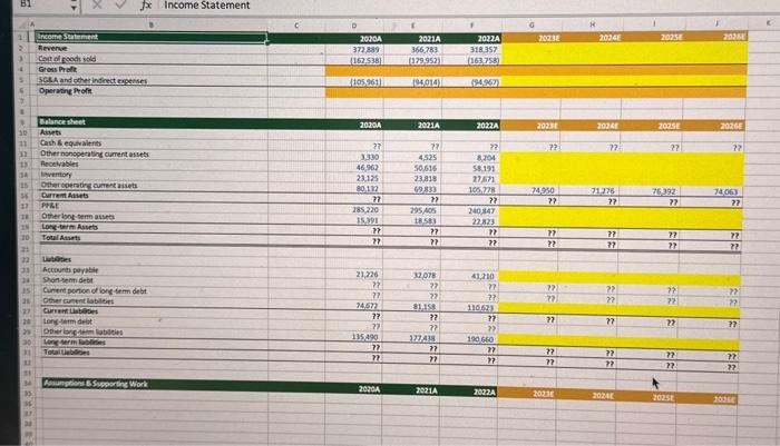 & H & 1 \\ \hline Irformation (edilar figures in millions) &