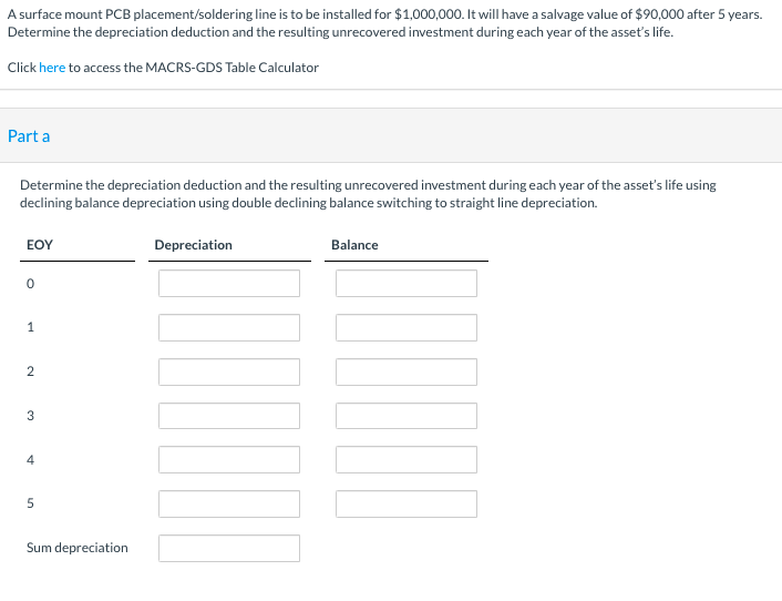  A surface mount PCB placement/soldering line is to be installed for