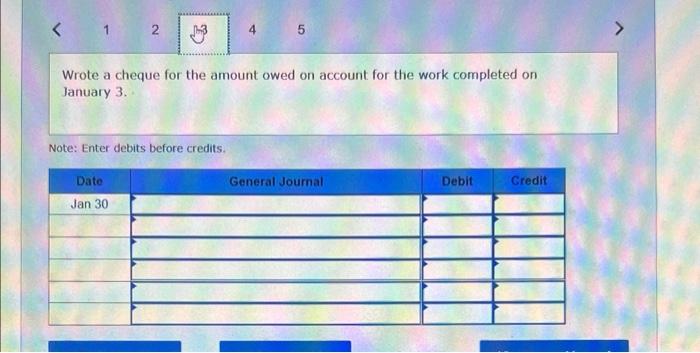 at a cost of $20,660. purchased on account January 30 Wrote a