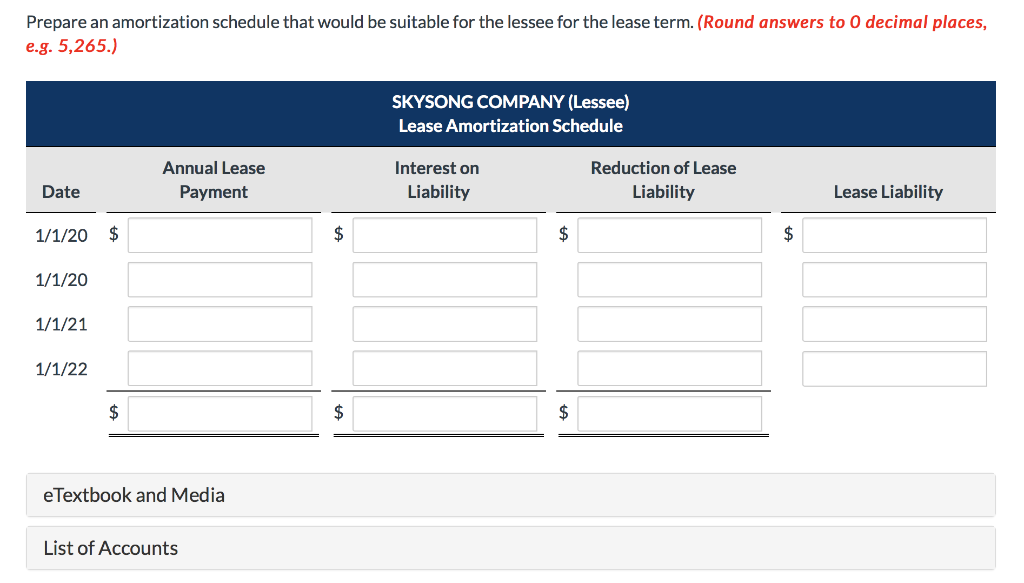 Company signs an agreement on January 1, 2020, to lease equipment to