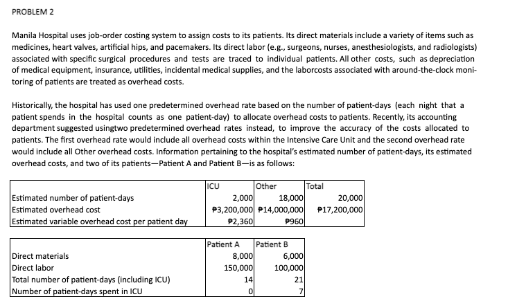PLEASE ANSWER: Compare and discuss insights between the two numbers. PROBLEM