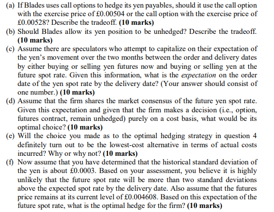 It is considering an order from a Japanese supplier that requires a