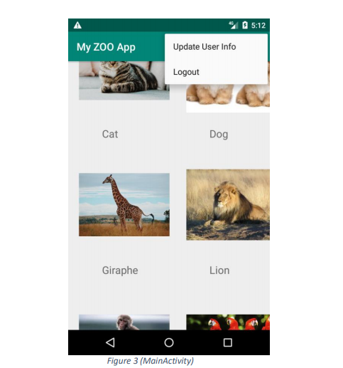 enter his name, username and his/her gender, a dialog message appears displaying
