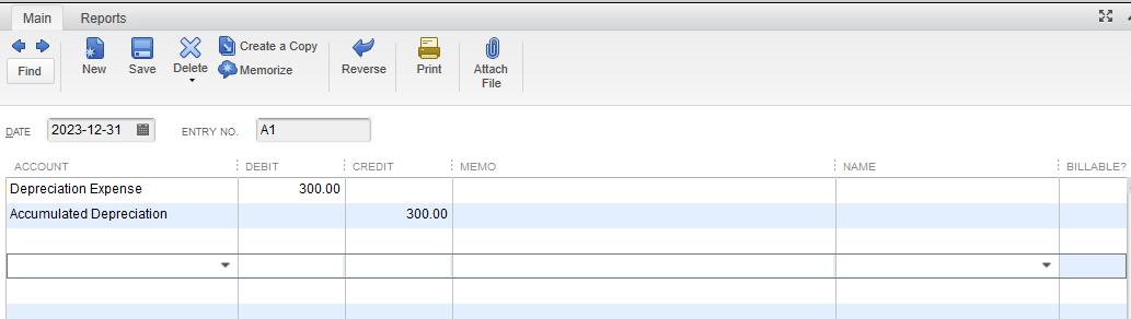 General Journal Entries 2. Next, use the Make General Journal Entries window