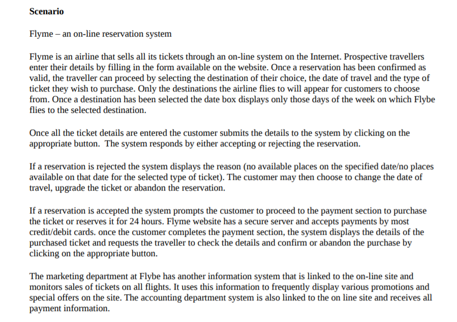 Requirements Engineering Answer question fully for thumbs up. Please do not copy
