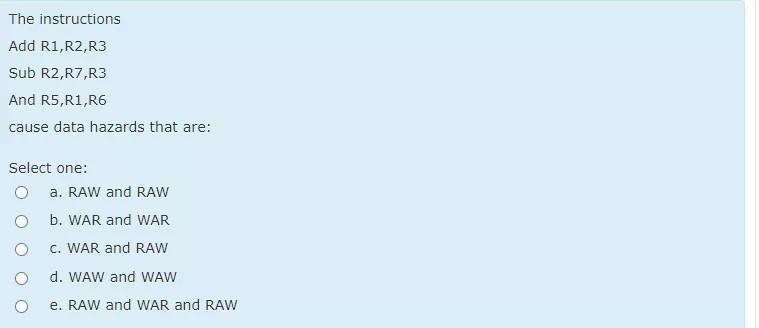 is: Select one: a. none O b. rotational speed c. transfer time