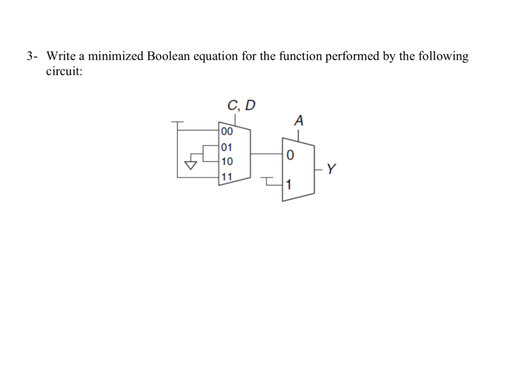 1 and sketch a circuit for the simplified function. Remember to take