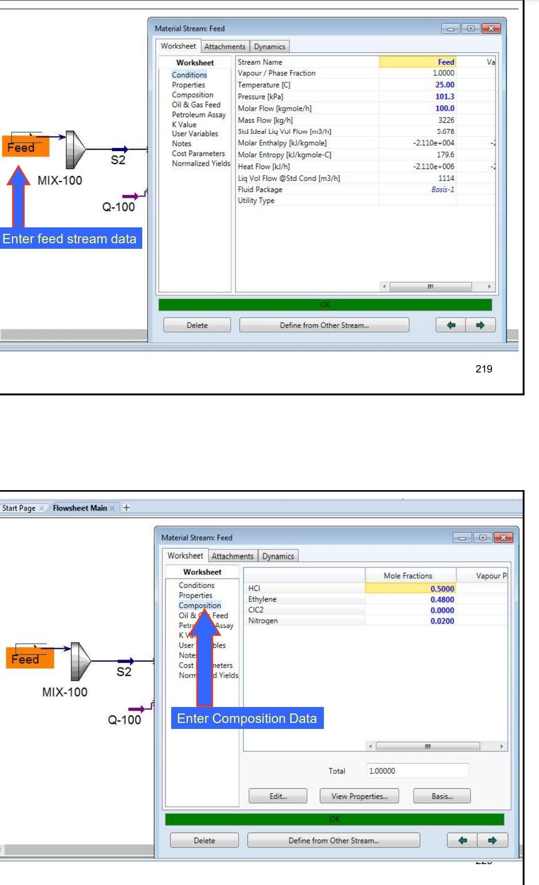 operations may be ignored. To prevent the accumulation of inerts in the
