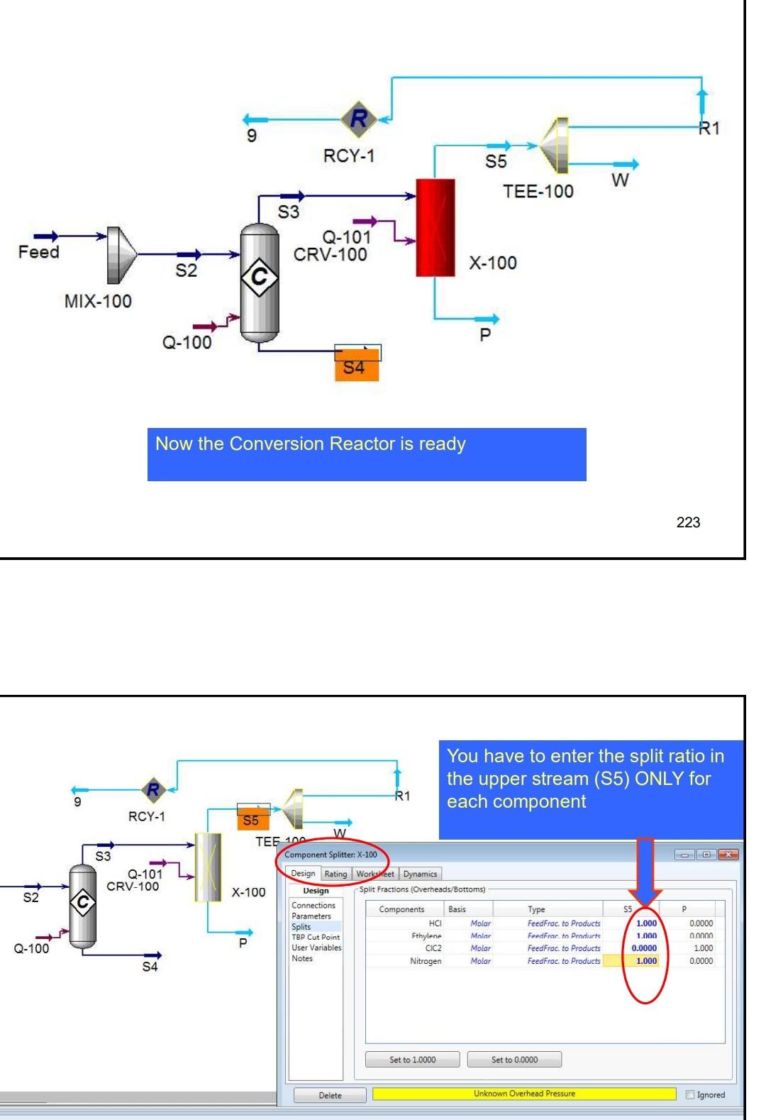 C2H4 and 2% (mol) N2 at 100kgmol/hr,25C and 1 atm. Since the