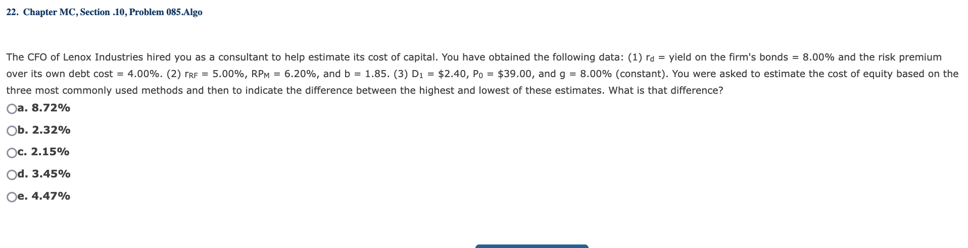can be negative, in which case it should be rejected. 22. Chapter