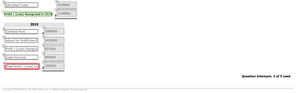 for Gumbel Corp. for a total contract price of $1,880,000. On July