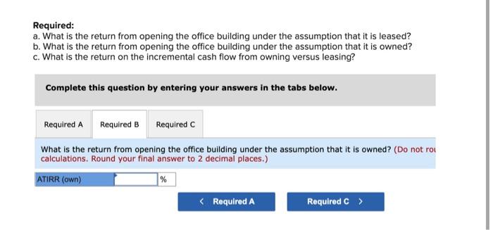 5309.500 not inciuding the cost of eaher aceicining or lessing office spoce.