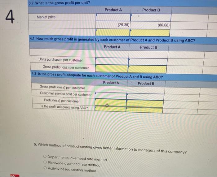 Cinsiy each activity as unit level, batch level, product level, or facility