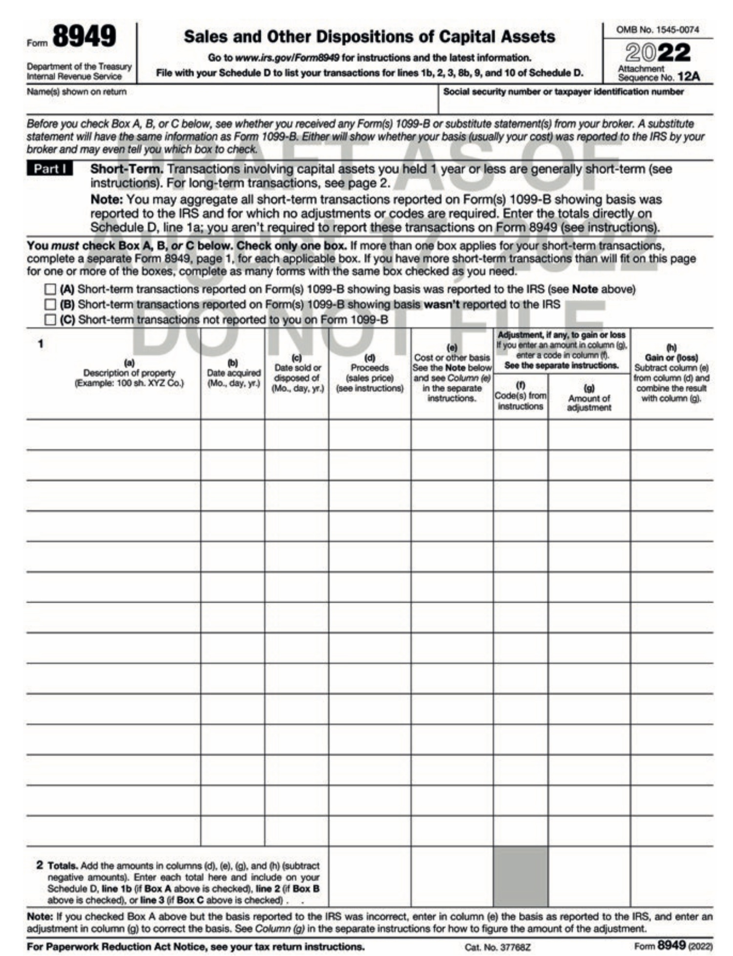 IRS by your broker and may even tell you which box to