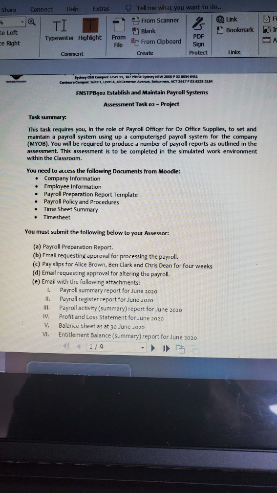 prepare the payment summaries for the 30 June 2020 financial year for