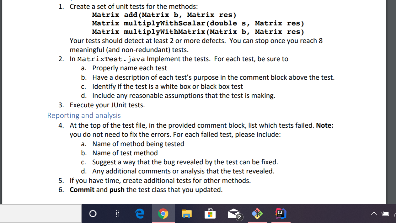 Matrix.java import java.io.PrintStream; import java.util.Scanner; /** * This is the Matrix class