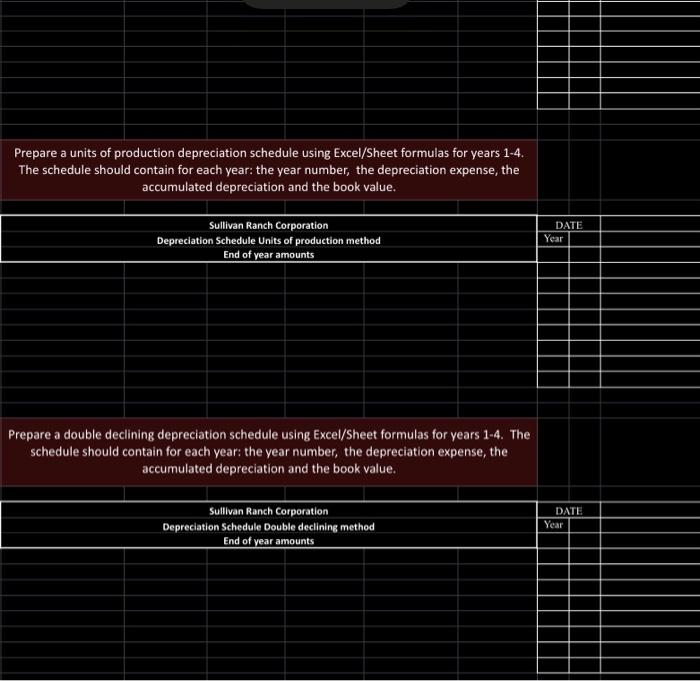 rhe adjusting journal entry for year 1 for each of the methods.