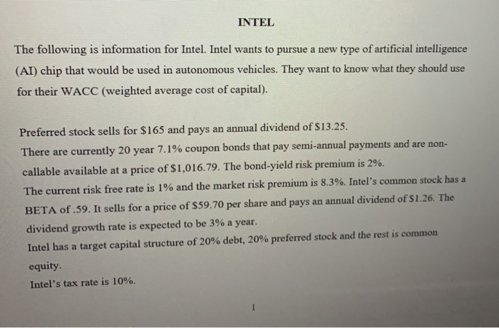is Intel's after tax cost of debt? 3.47% O A. 4.97% OB.