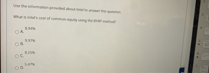 should use for their WACC (weighted average cost of capital). Preferred stock