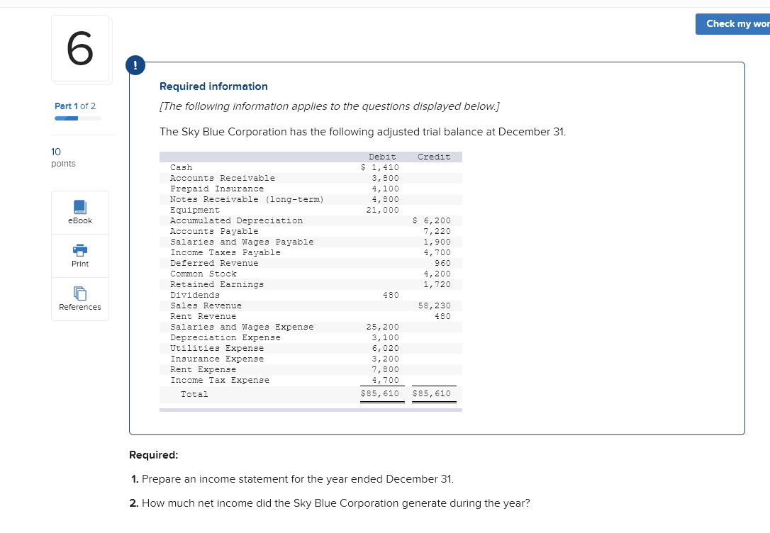 Please answer the following questions using the screenshots and show your work.