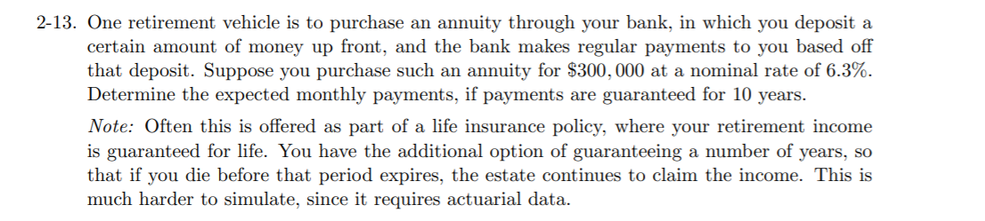 Hello please explain what equation you use and the steps thanks 2-13.