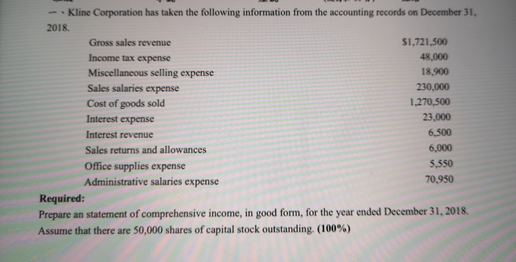 with clear explanation on how to do it please - Kline