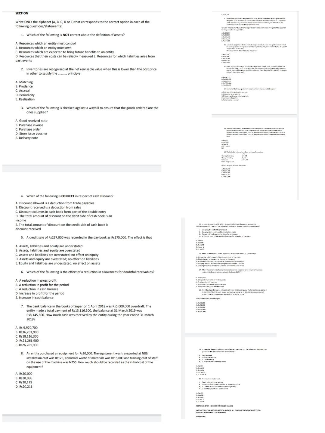  please answer these 20 mcqs this is one question which has