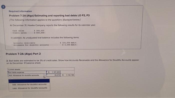 P2, P3 [The following information applies to the questions displayod bolow] At
