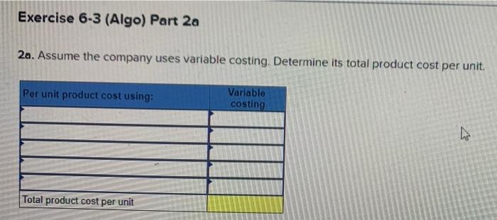 of operations. The company produced 42,000 units and sold 34,000 units at