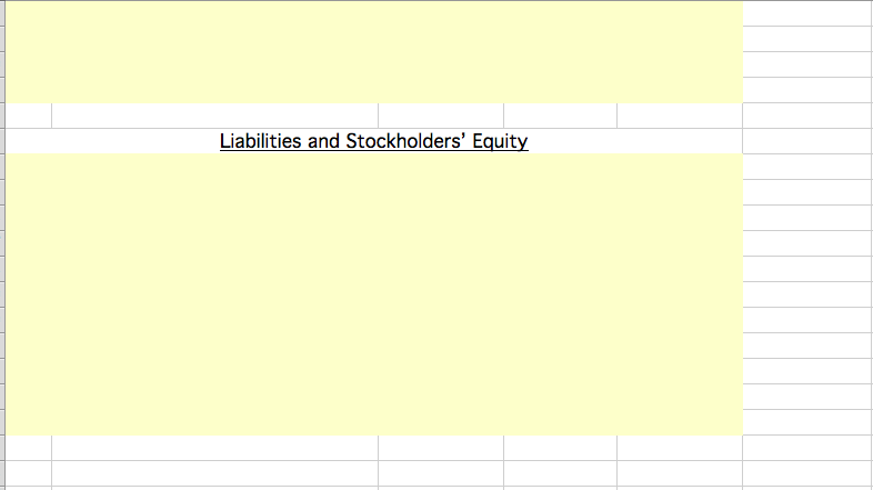 prepared for you as an example.) Prepare an income statement, a statement