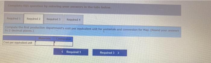 method in its process costing system. It produces prefabricated flooring in a