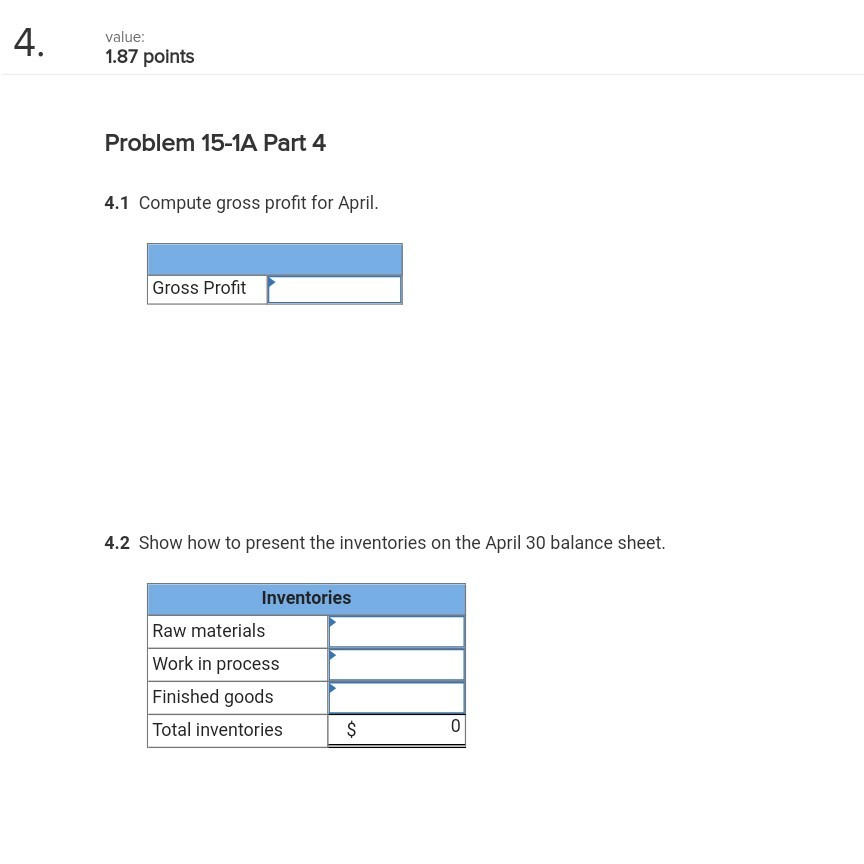 is $385,000, Overhead costs incurred in April are: indirect materials, $55,000; indirect