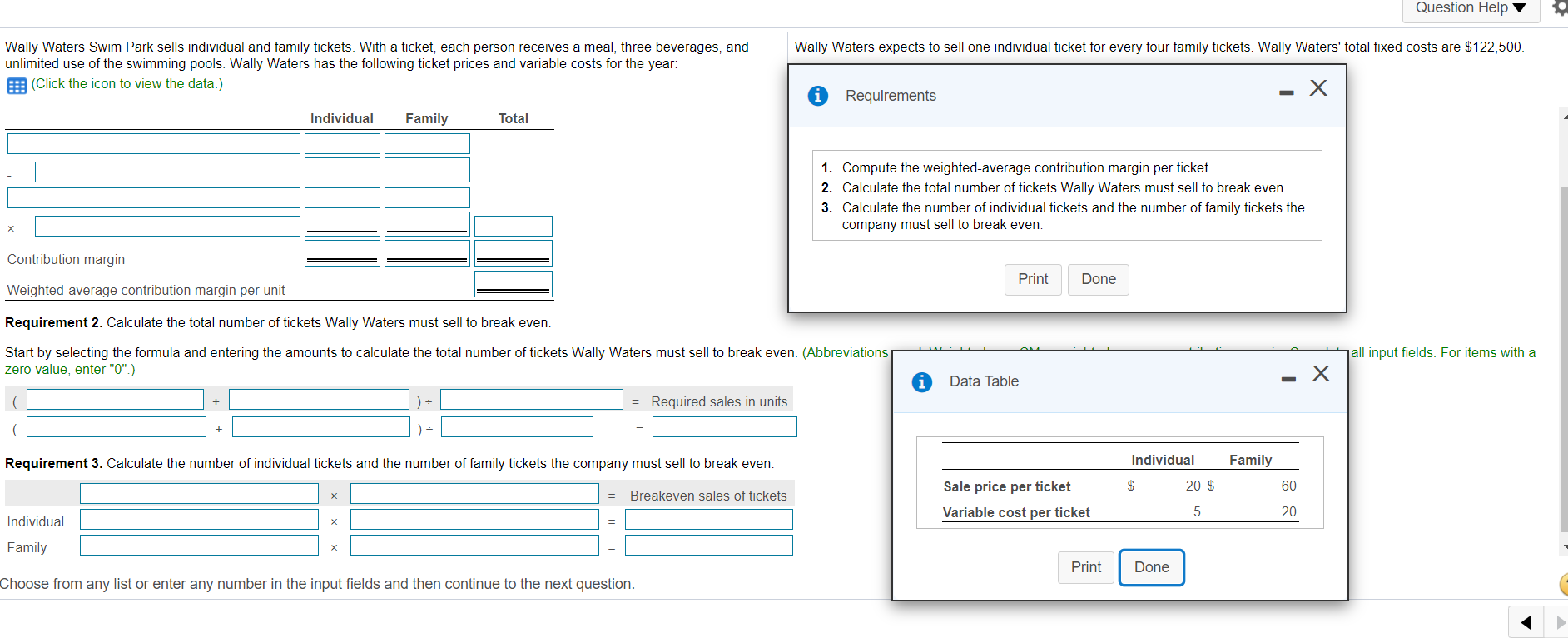 year plus variable costs of $6.00 per flag. Each flag sells for