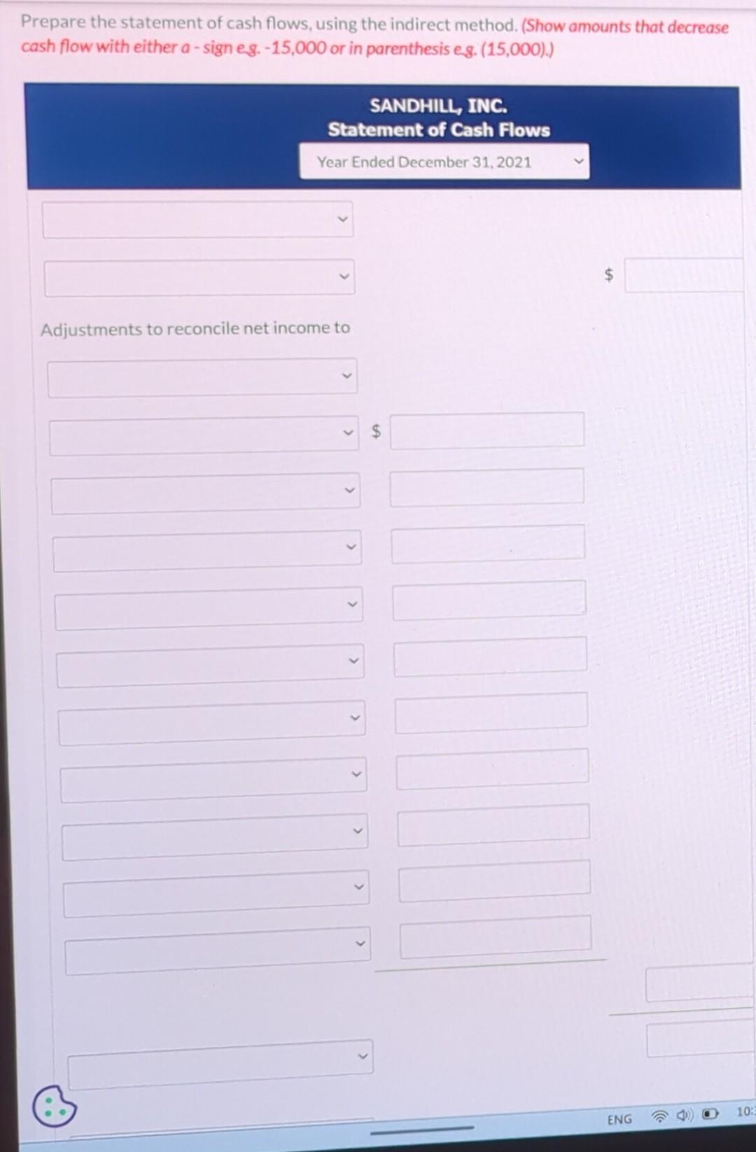 3. Old equipment having an original cost of $s7,500 was sold for