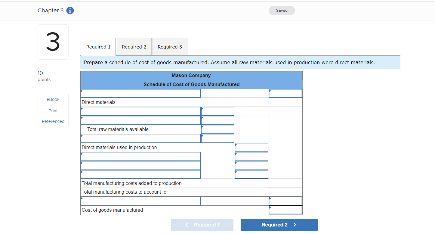 completed year are taken from the accounting records of Mason Company: 10