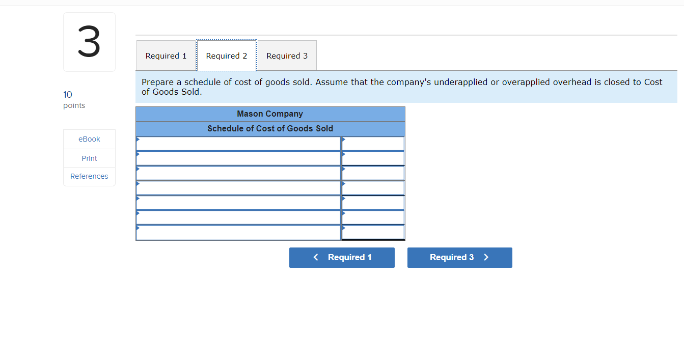 points Sales Direct labor cost Raw material purchases Selling expenses Administrative expenses