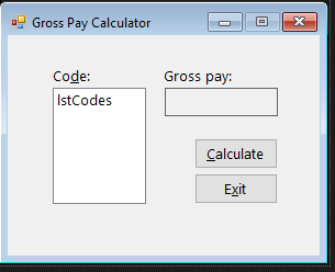 should store the pay codes and rates listed in Figure 9-59 in