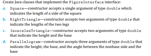  public interface FigureInterface { final double PI = 3.14; double perimeter();