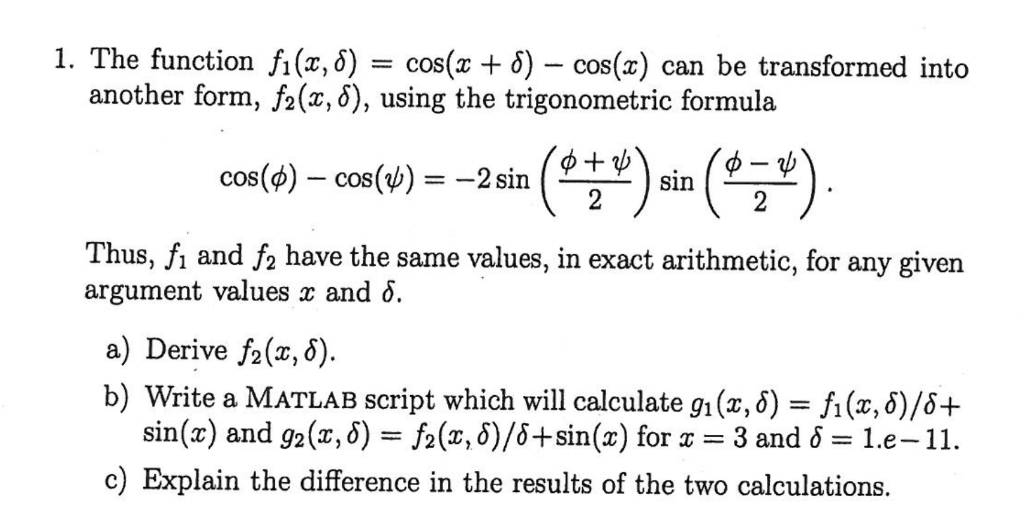 Need help with this numerical analysis / scientific computing question. Scripts can