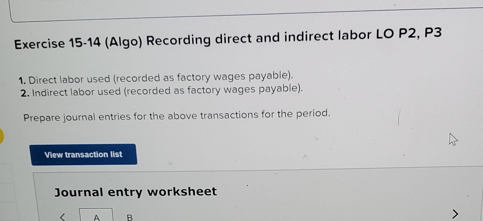 Ex Check Required information Use the following information to answer questions. (Algo)