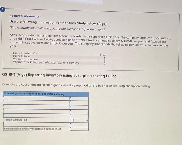 a manufocturer of tennis rackets, began operations this year. The company produced