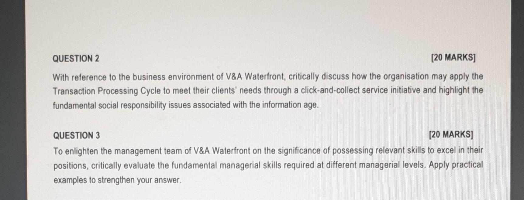 Waterfront introduces comfort and convenience to your shopping experience With lockdown regulations