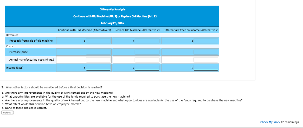 replacing a machine that has been used in its factory for four