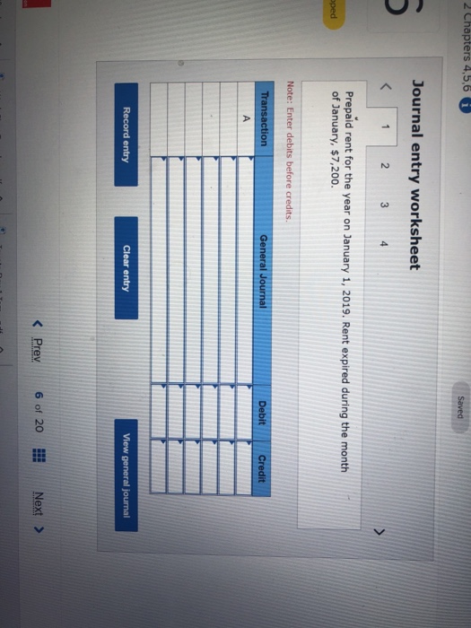 e accounting period for River Front Repair. Record the Read the description