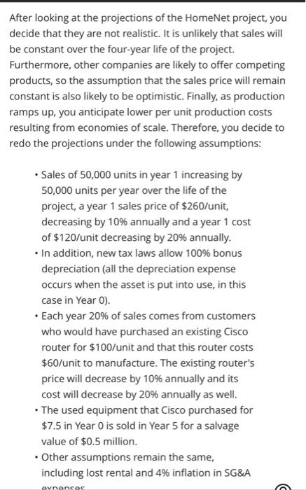 by 20% annually as well. The used equipment that Cisco purchased for