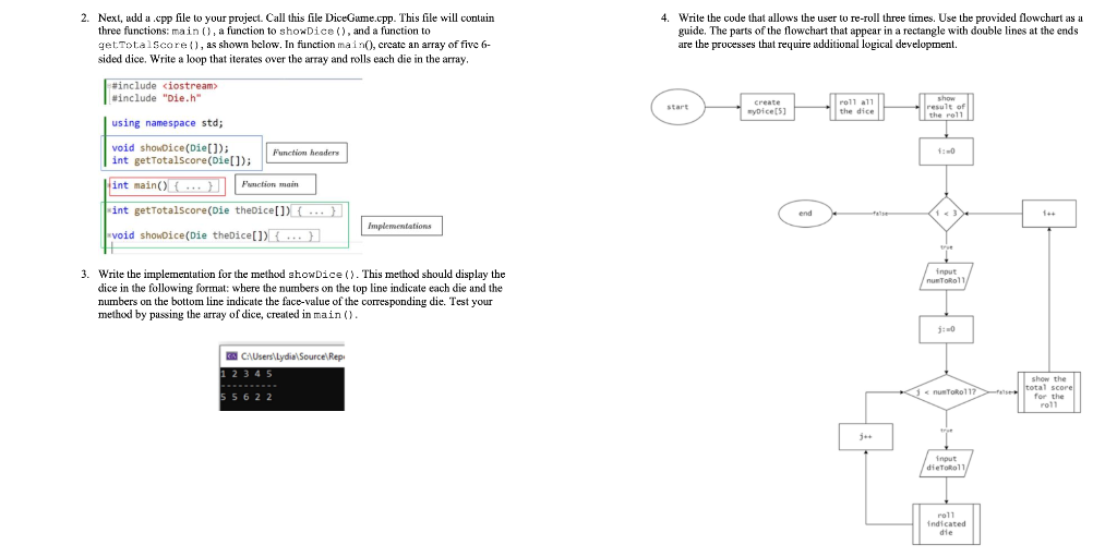 CST-210 5 Dice, 3 Rolls The purpose of this assignment is to