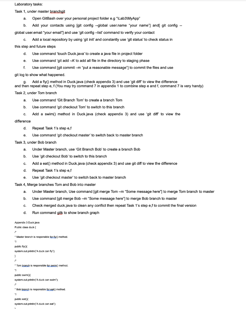  c. Add a local repository by using 'git init' and constantly