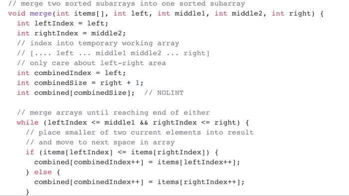 compares successive pairs of elements. If a pair is in increasing order